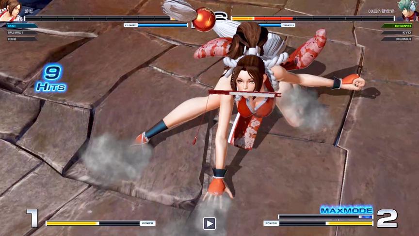 拳皇14：不知火舞顶点必杀技够劲，瞬影被直接拿下