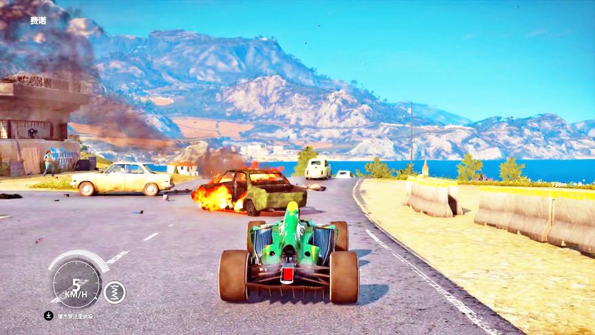 小林解说：F1赛车咆哮式发动机，上路根本不好控制车速！