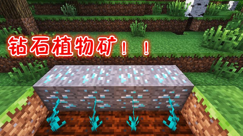 我的世界泰坦生存记第5期：钻石矿植物！