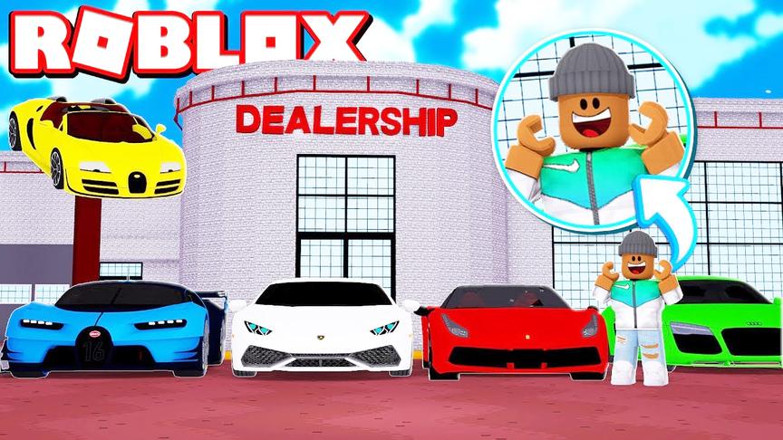小飞象解说 Roblox汽车店大亨 驾驶千万豪车！没有最贵只有更贵！