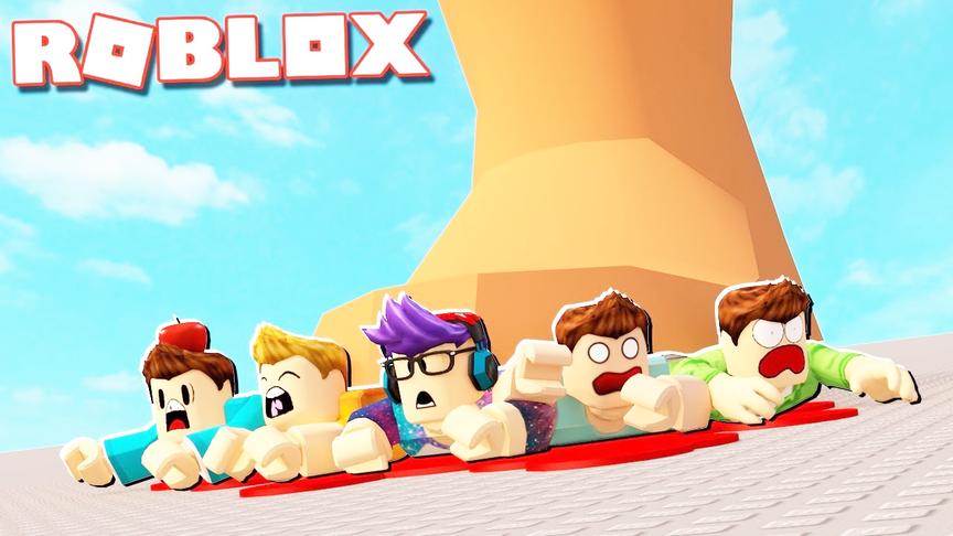 小飞象解说 Roblox碾压墙 史上最难跑酷？一不小心就被压扁了！