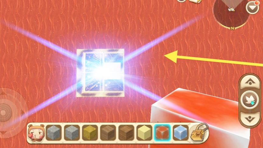 迷你世界：在红土地世界发现一个“地心虫洞”，进去居然穿越了！