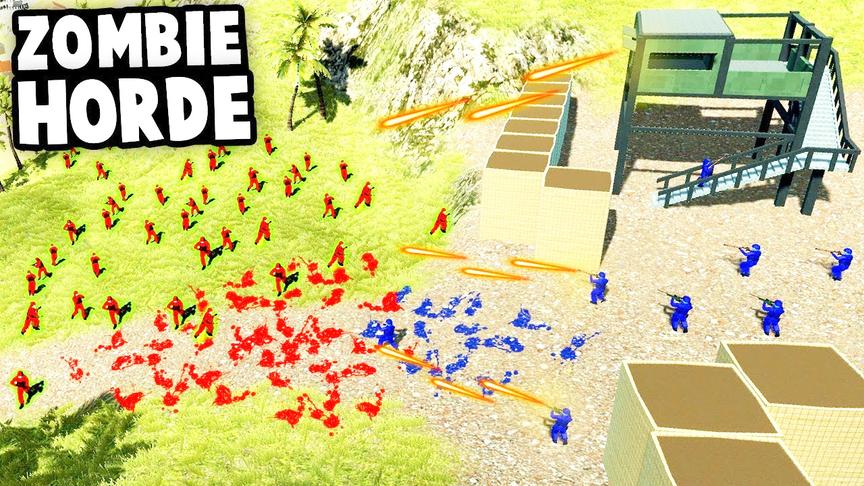 小飞象解说 战地模拟器 我居然变成僵尸了？侧方突袭敌方指挥室！