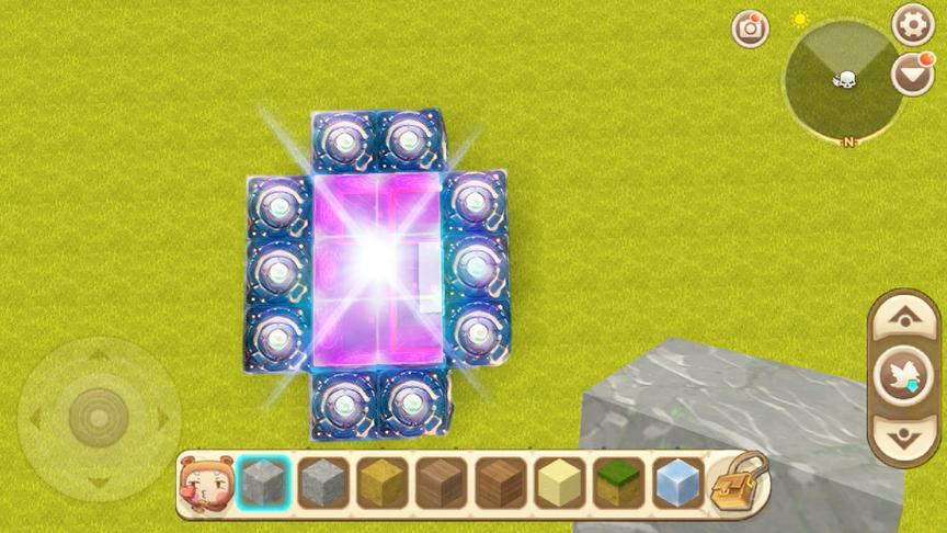 迷你世界：制作一个横板特殊传送门！进去以后竟然穿越了时空！