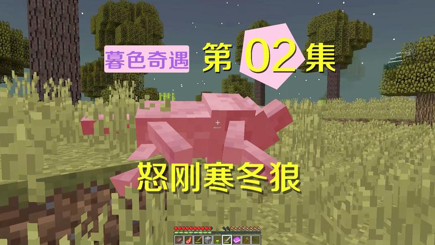 我的世界阿阳暮色奇遇2：为救小月我使出无影剑法，怒刚寒冬狼！