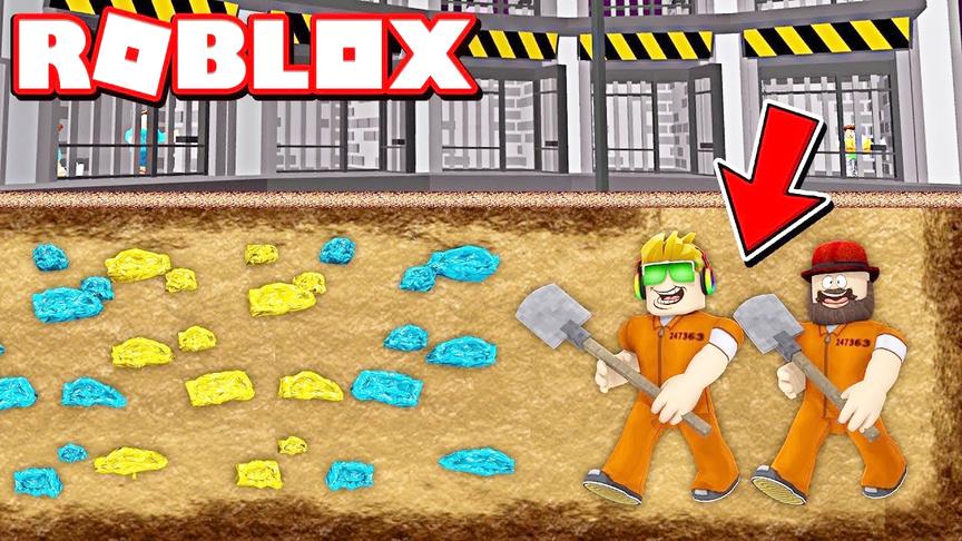 小飞象解说 Roblox监狱逃生模拟器 全是宝石等我越狱就发财了？