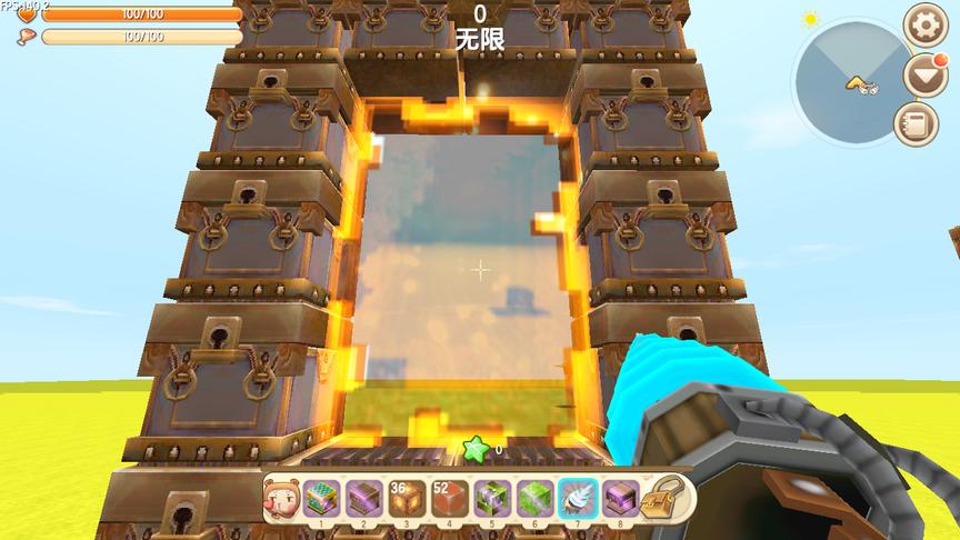迷你世界：教你使用铁锁封印传送门，黑龙会逃出地狱，来到地球！