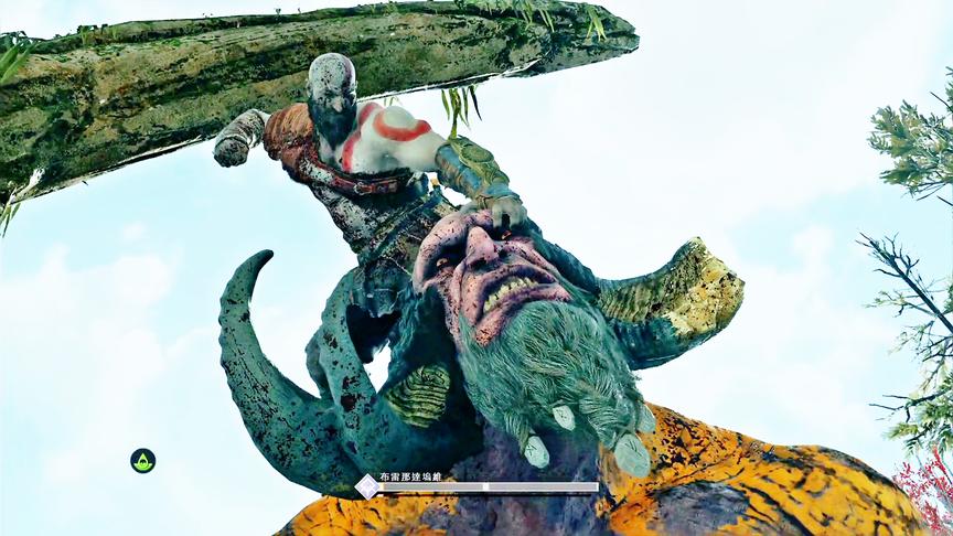 小林解说：战神4再次偶遇巨怪，开启斯巴达之怒根本不是对手！