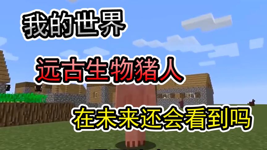 我的世界：远古生物猪人，在未来还会看到吗？