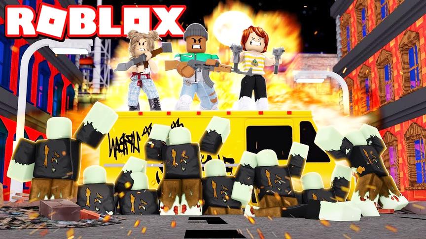 小飞象解说 Roblox血月大亨 丧尸围城入侵基地从未见过的新武器？
