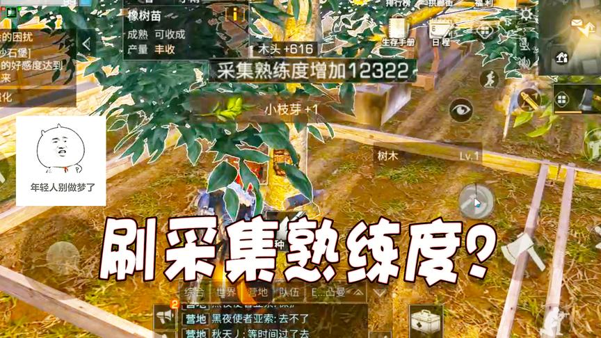 明日之后29：再也不怕采集熟练度跟不上了，在家呆着就可以刷几万