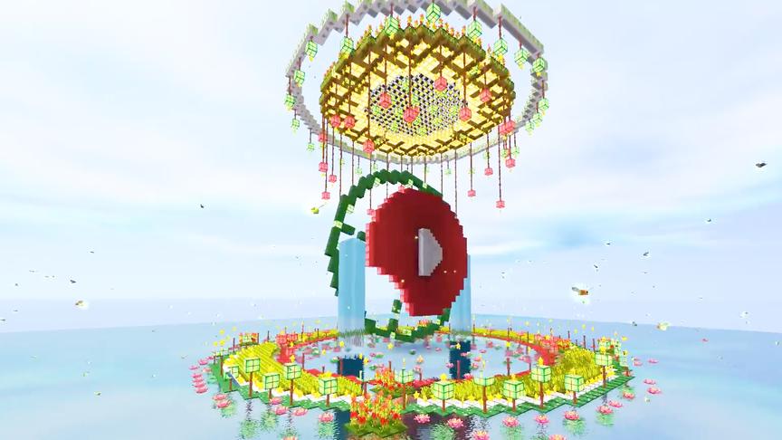 迷你世界：西瓜视频品牌换新，水车展现出的logo，给你新鲜好看