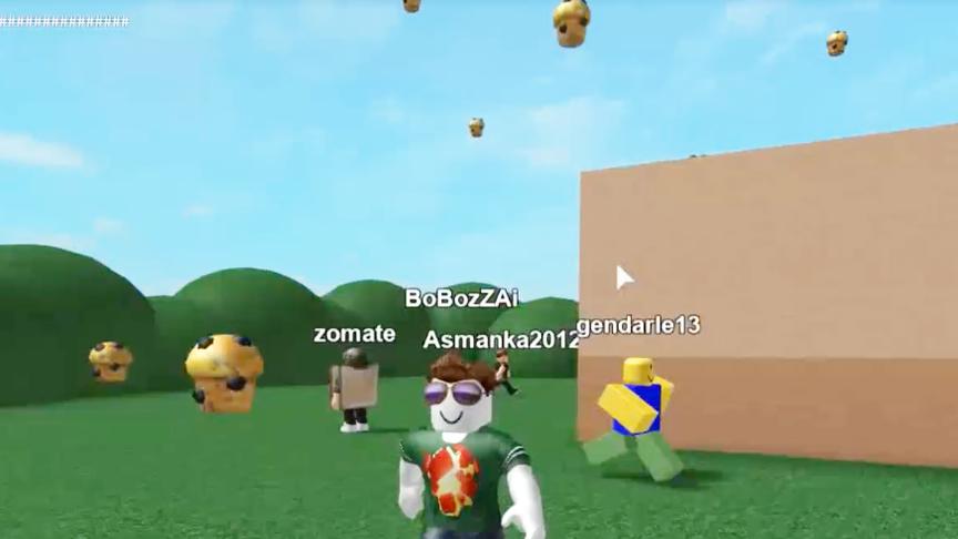 波波仔解说 roblox 虚拟世界“疯狂电梯”：天上下“蛋糕雨”啦！