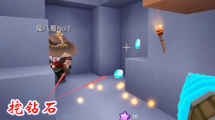 迷你世界联机高级生存161：我发现一条岩浆河，它周围有许多钻石