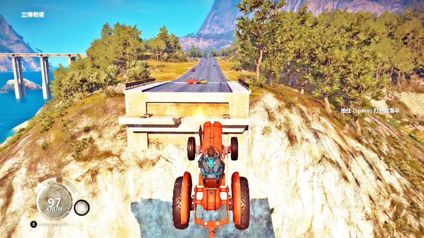 正当防卫3：农用拖拉机能否成功飞跃断桥？一起拭目以待！