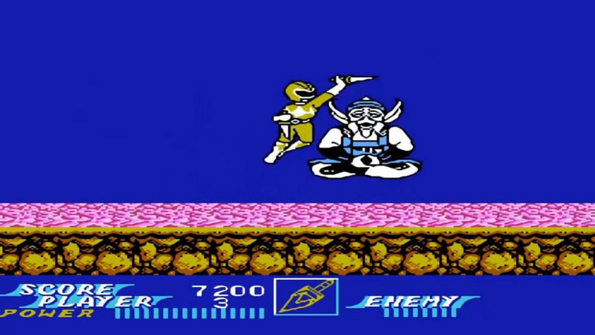 FC游戏《恐龙战队》，小时候被第一关BOSS按在地上摩擦