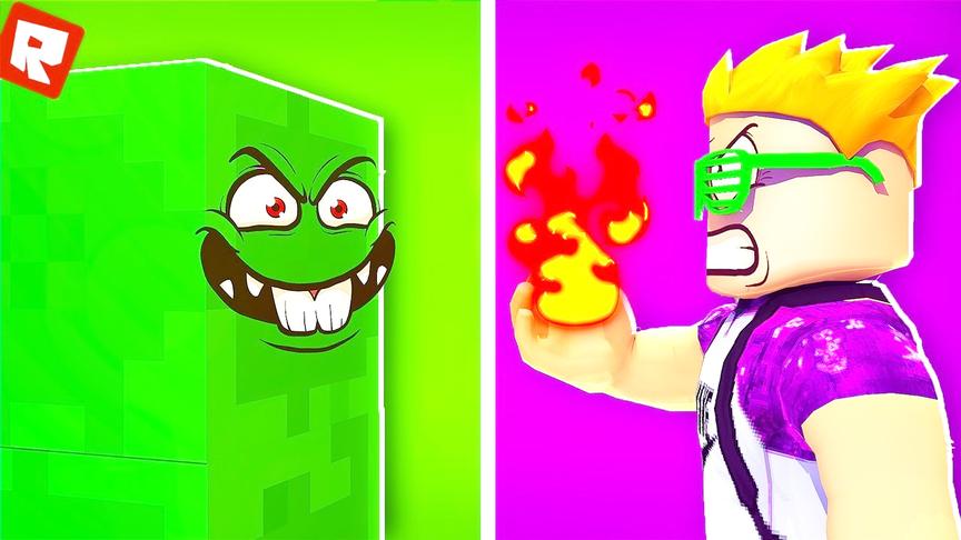 小飞象解说 Roblox魔法模拟器 我学会火焰魔法？击败巨型史莱姆！