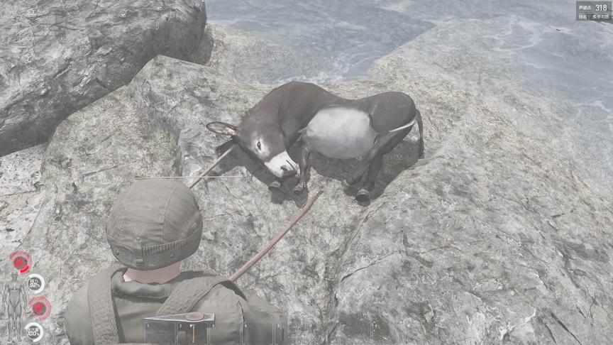SCUM：游戏里有一头野生驴，活蹦乱跳逃跑，要不要吃了它解解馋