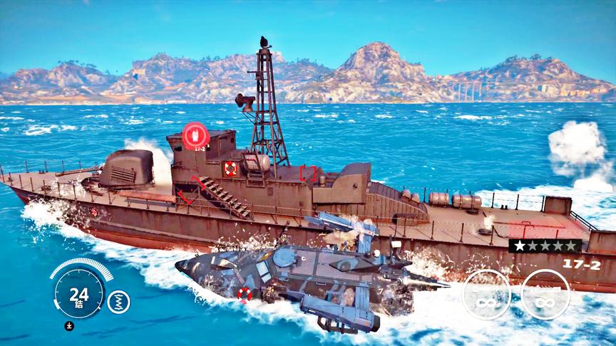 正当防卫3：海盗看到我这艘战舰，直接吓尿！