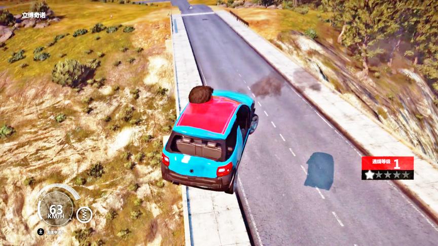 小林解说：史上最丑的跑车，断桥极速飞跃！