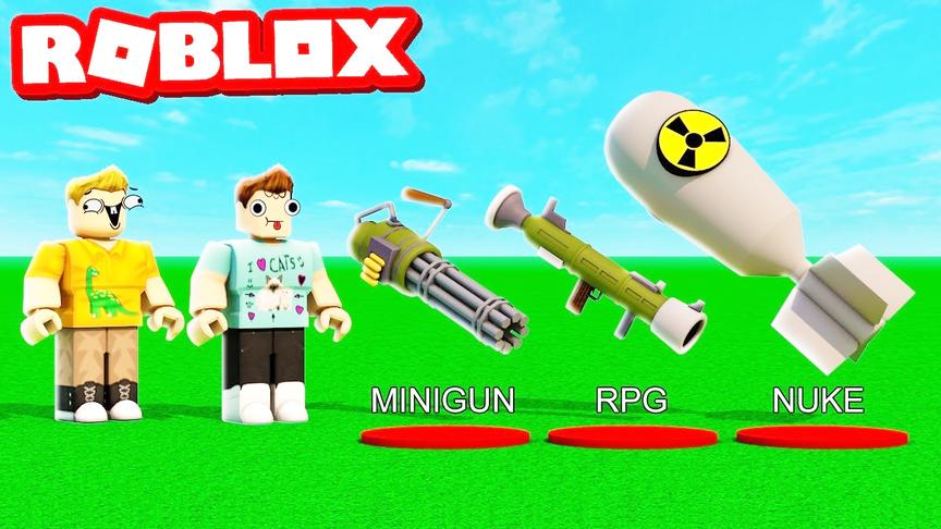 小飞象解说 Roblox武器工厂大亨 这个生化炸弹威力太大了吧？