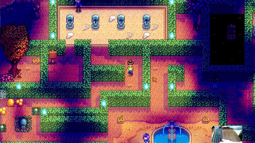 星露谷物语EP30：万圣节迷宫寻找黄金南瓜