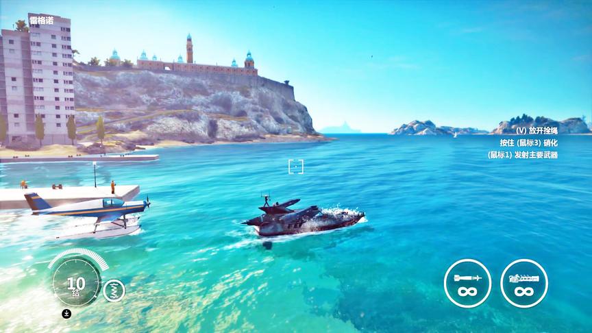 小林解说：战舰拉着一架水上飞机，速度最快能够起飞吗？