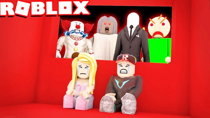 小飞象解说 Roblox可怕大厦 圣诞夜惊魂！杀手就在身后快躲起来！