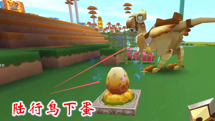 迷你世界联机高级生存51：我们等了几天几夜，陆行鸟终于下蛋了