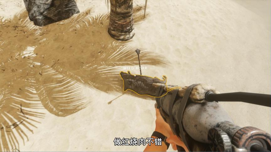 荒岛求生18：我做了一把气枪，四枪一只猪刚鬣