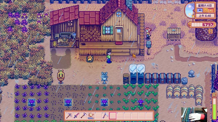 星露谷物语EP23：开始制作酒桶，准备酿啤酒了