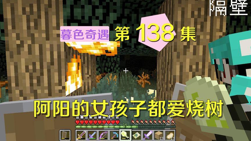 我的世界阿阳暮色奇遇138：小月一言不合就想放火，却犯了大错