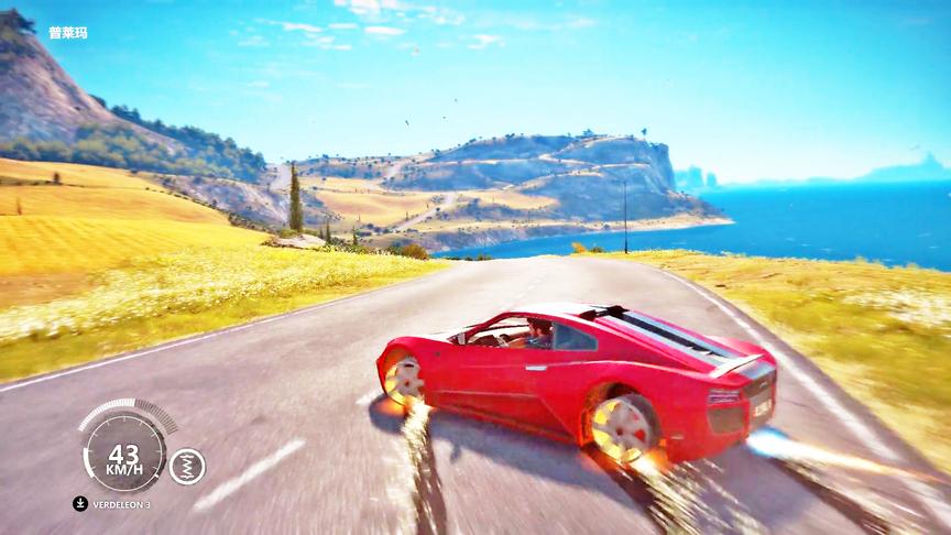 正当防卫3：将汽车四个轮胎打爆漂移，根本刹不住车！