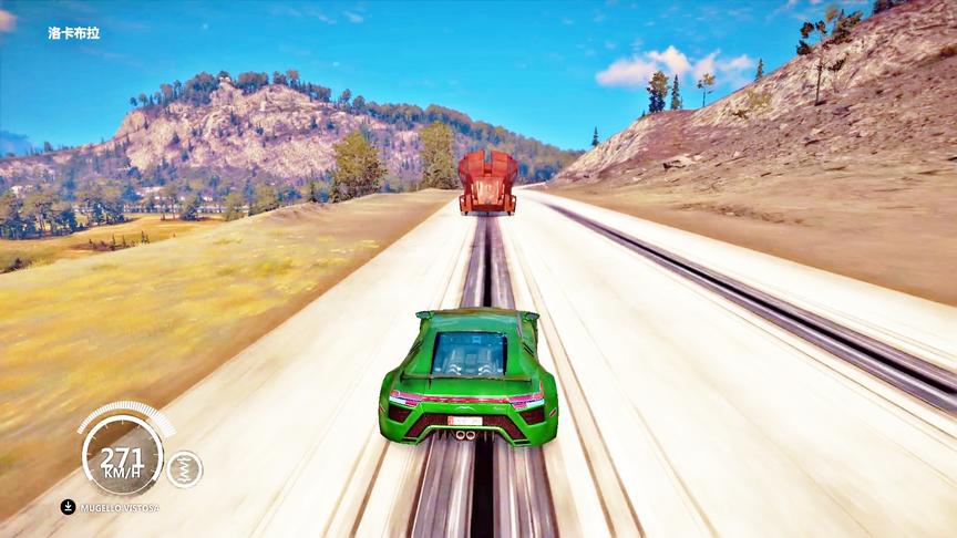 正当防卫3：火车轨道上开超跑，如何巧妙的躲避火车撞击！