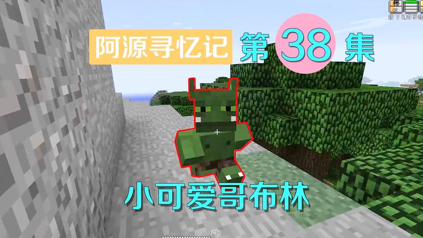 我的世界阿源寻忆记38：哥布林是最可爱的怪物，竟不想对他动手！