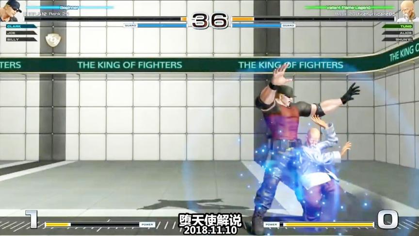 拳皇14克拉克残血拿下比赛！这位大神表示我玩的就是心跳