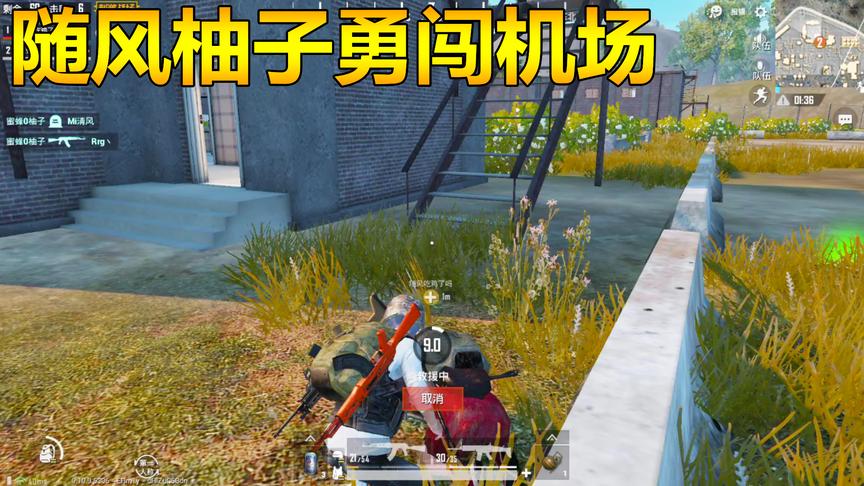 刺激战场：柚子化身战争狂魔，陪随风到14杀！