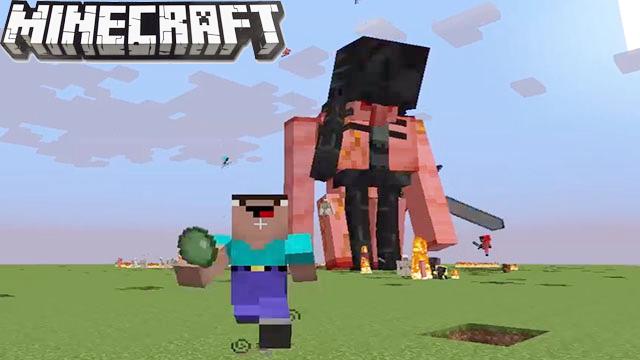 MC泰坦最强王者凋零骷髅混战凋零铁傀儡 我的世界模组秀EP56