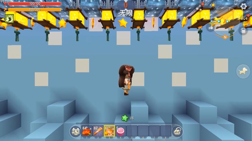 迷你世界忆涵：四季酷跑！这是最简单酷跑，我一口气跑过春夏秋冬