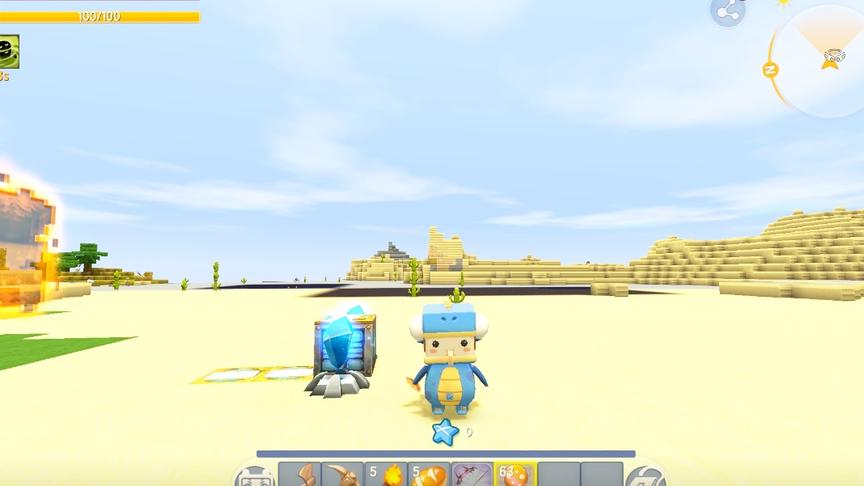 地图上写着生存了3万天，进去以后才发现被骗了。