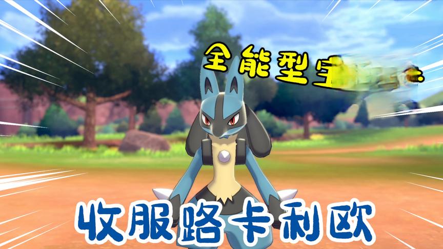 宝可梦剑盾：旷野地区出现全能型宝可梦，勇者路卡利欧