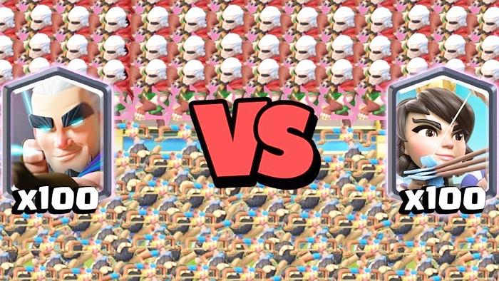 皇室战争：神箭游侠VS公主的实力大比拼，哪一张传奇卡更实用？