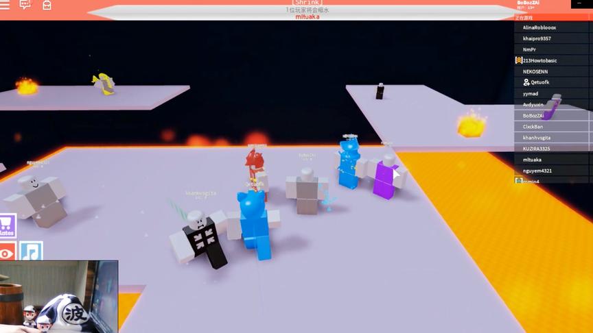 roblox“实验室”波波仔解说：我们都是试验品任由岩浆淹没身体！