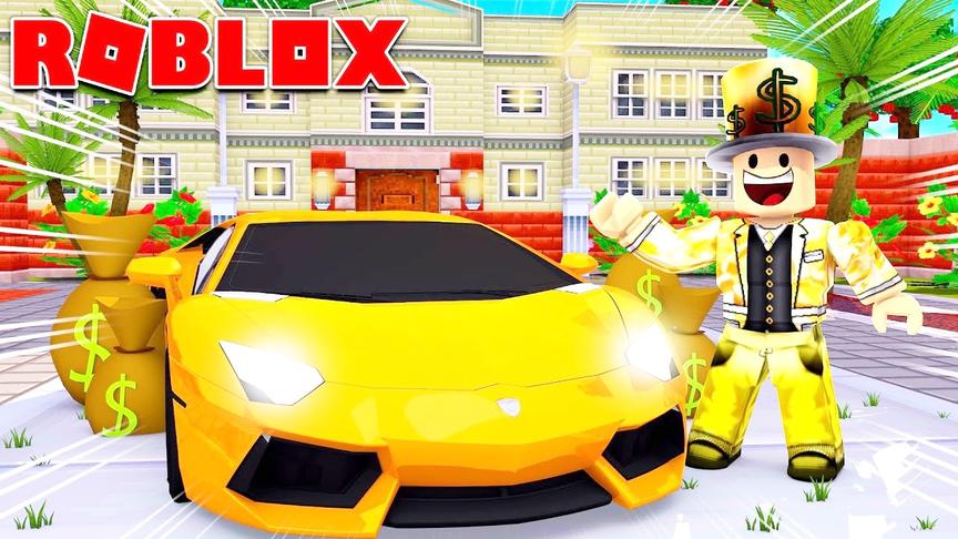 Roblox豪宅大亨：最新豪宅登场！门口四辆豪车等着你！