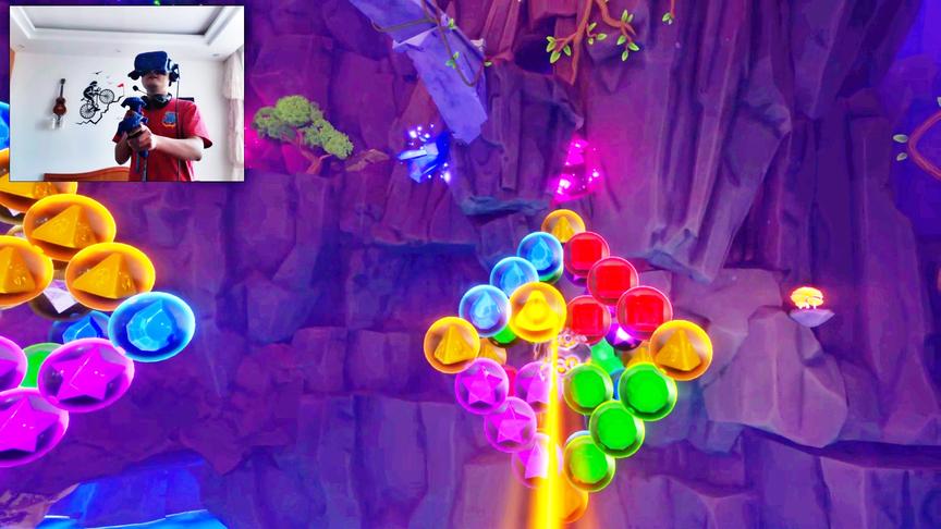 小林解说：VR游戏缤纷泡泡，这样的弹球我能玩一年！