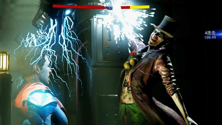 小丑把超人绑起来用电刑伺候，太疯狂，不愧为来自地狱的小丑