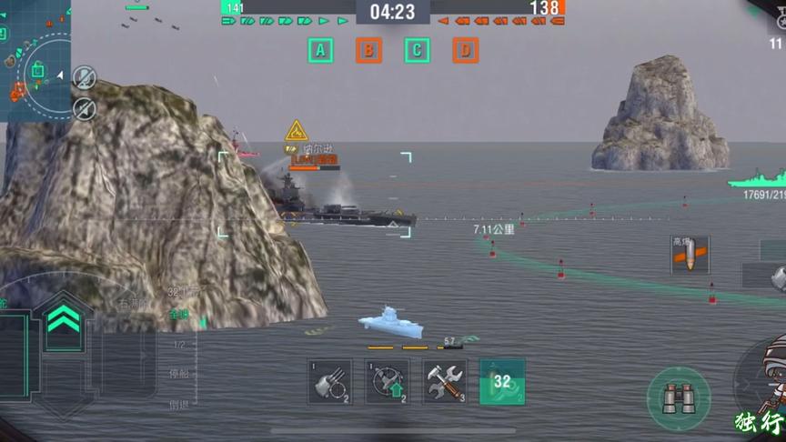 独行侠小强：布琼尼巡洋舰最小齐射角打败两艘敌方战列舰！秀！
