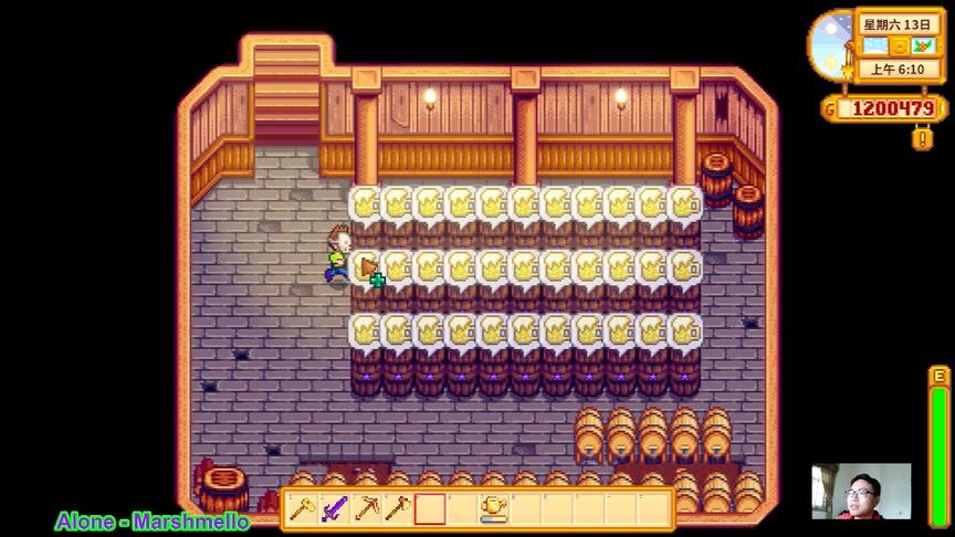 星露谷物语EP84：33杯铱星啤酒终于酿好了