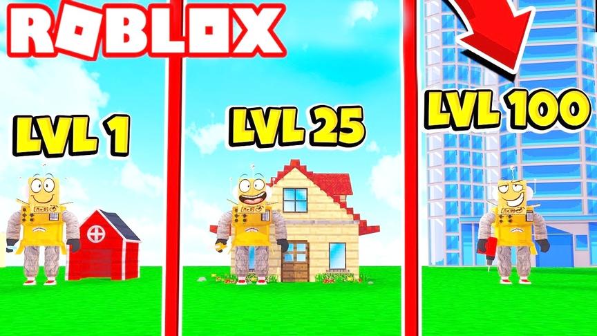 小飞象解说 Roblox建筑模拟器 不敢相信15秒居然可以造一个房子？