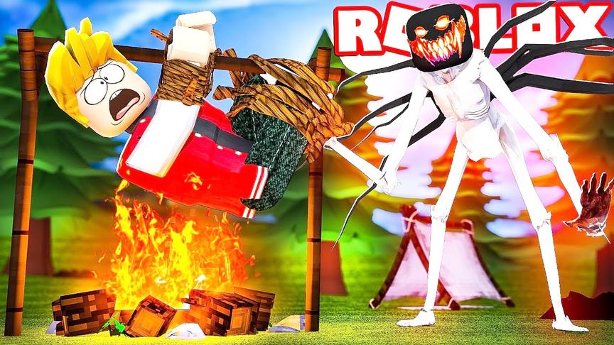 Roblox小岛故事模拟器：部落村庄大冒险！遭遇可怕原始人绑架！